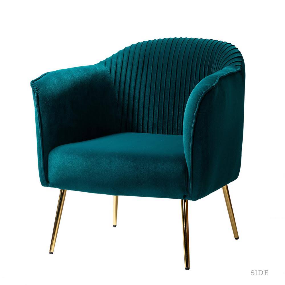 Teal Accent Barrel Chair B513885