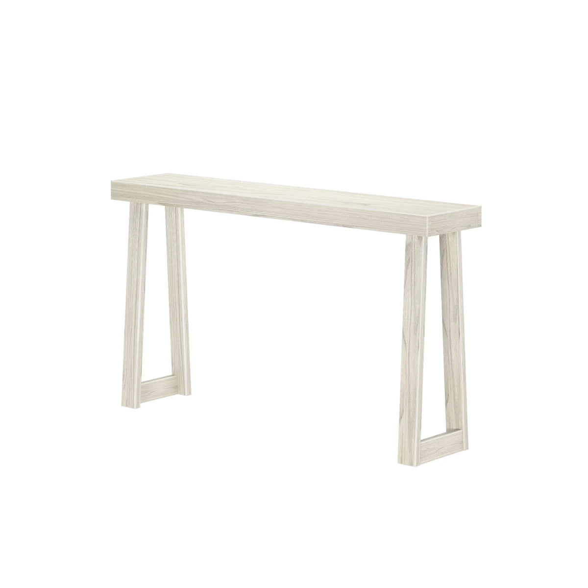 White Sand Wirebrush Console Table F6577