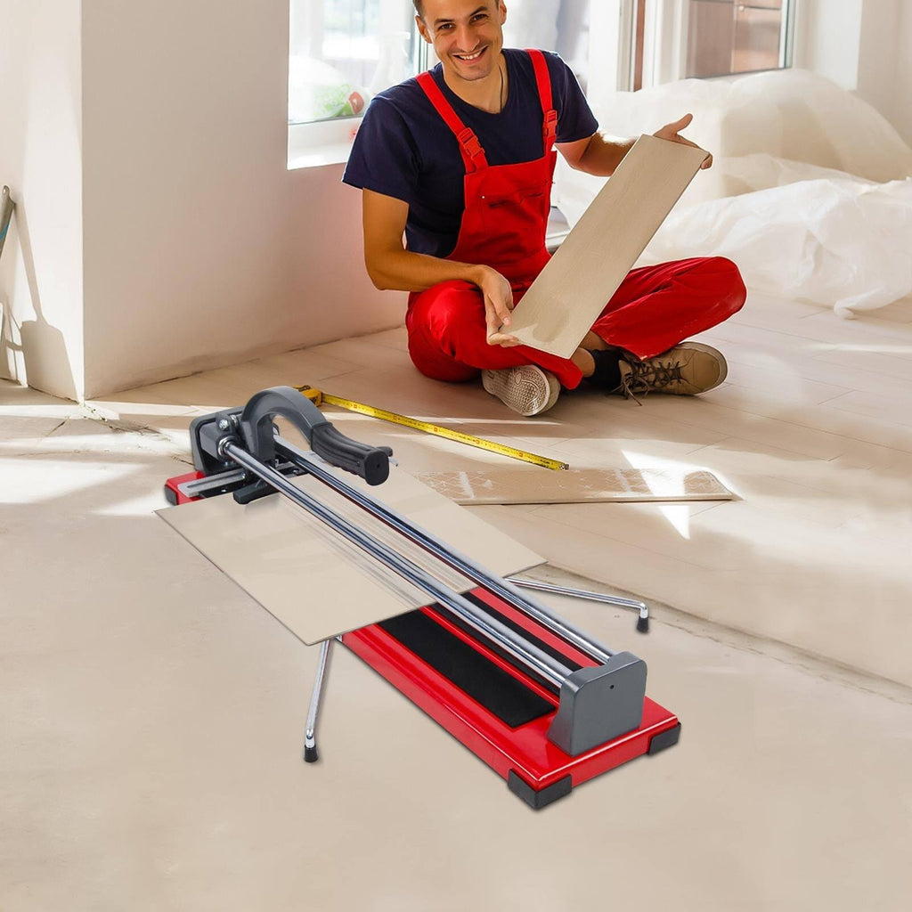 Red Manual Tile Cutter with Tungsten Carbide Cutting Wheel X2135