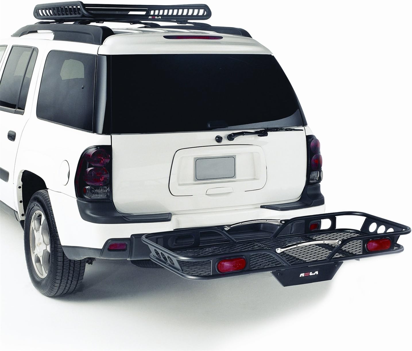 Steel Cargo Carrier Hitch-Mount Basket D178561