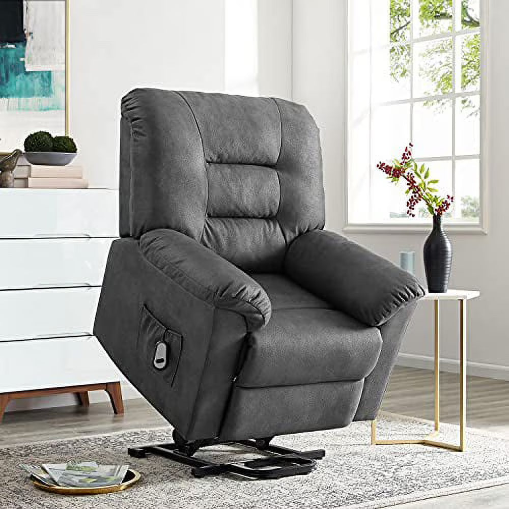 Gray Electric Lift Recliner Chair with Footrest N130143