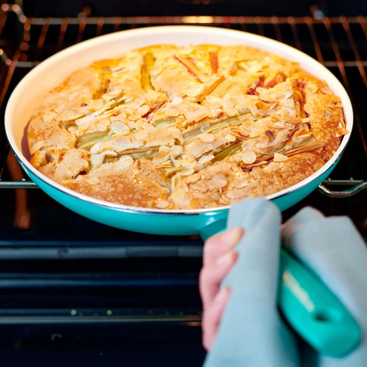Turquoise Ceramic Nonstick 12" Frypan W937