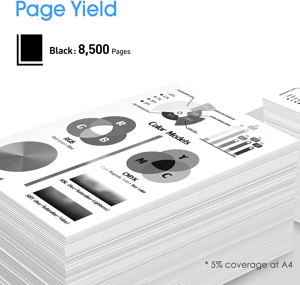 Compatible Toner Cartridges for Xerox Phaser 3330 WorkCentre 3335 3345, High Yield 8,500 Pages, Black, 2 Pack H409966