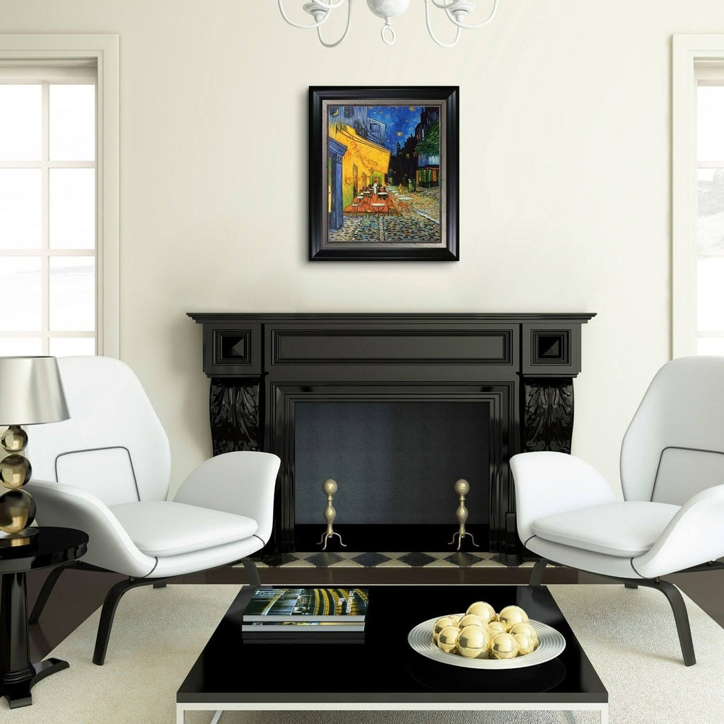 Hand Painted Framed Oil Reproduction on Canvas A590