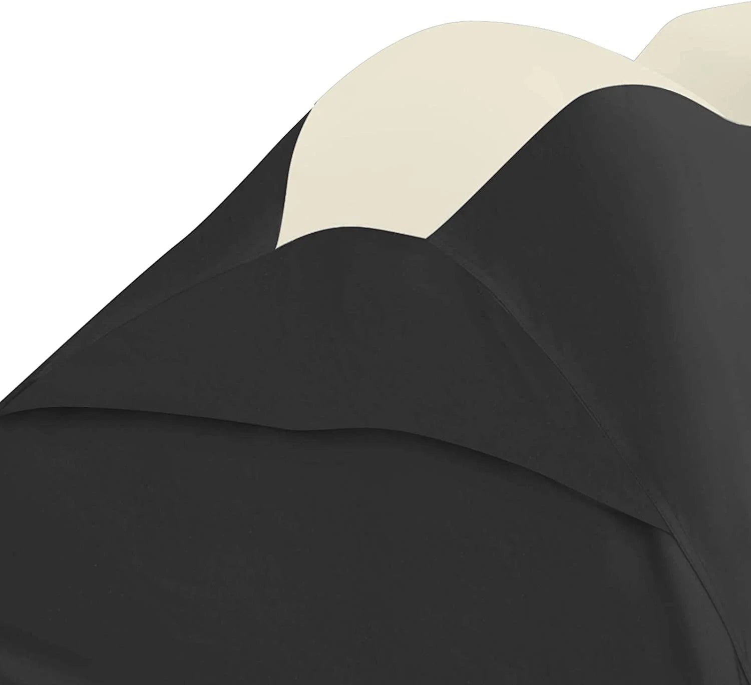 Waterproof 600D Heavy Duty Polyester PWC Cover Gray/Black Fits from 116"-125" 2 Seater R495