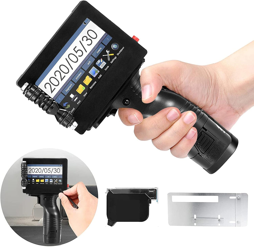 Handheld Inkjet Printer with 4.3 Inch HD Touch Screen, Quick-Drying Ink Cartridge L203101