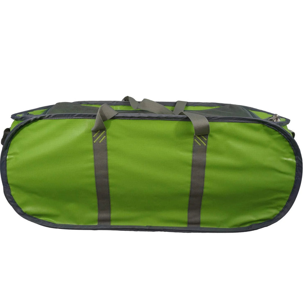 Heavy Duty Trunk Organizer Cargo Bag with Lime Green / Silver N101