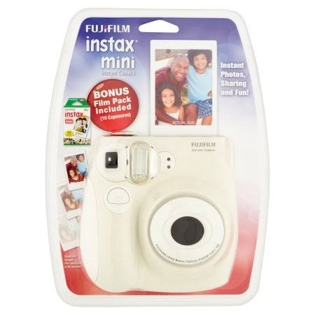 Silky White Instant Camera with 60mm Lens U48992