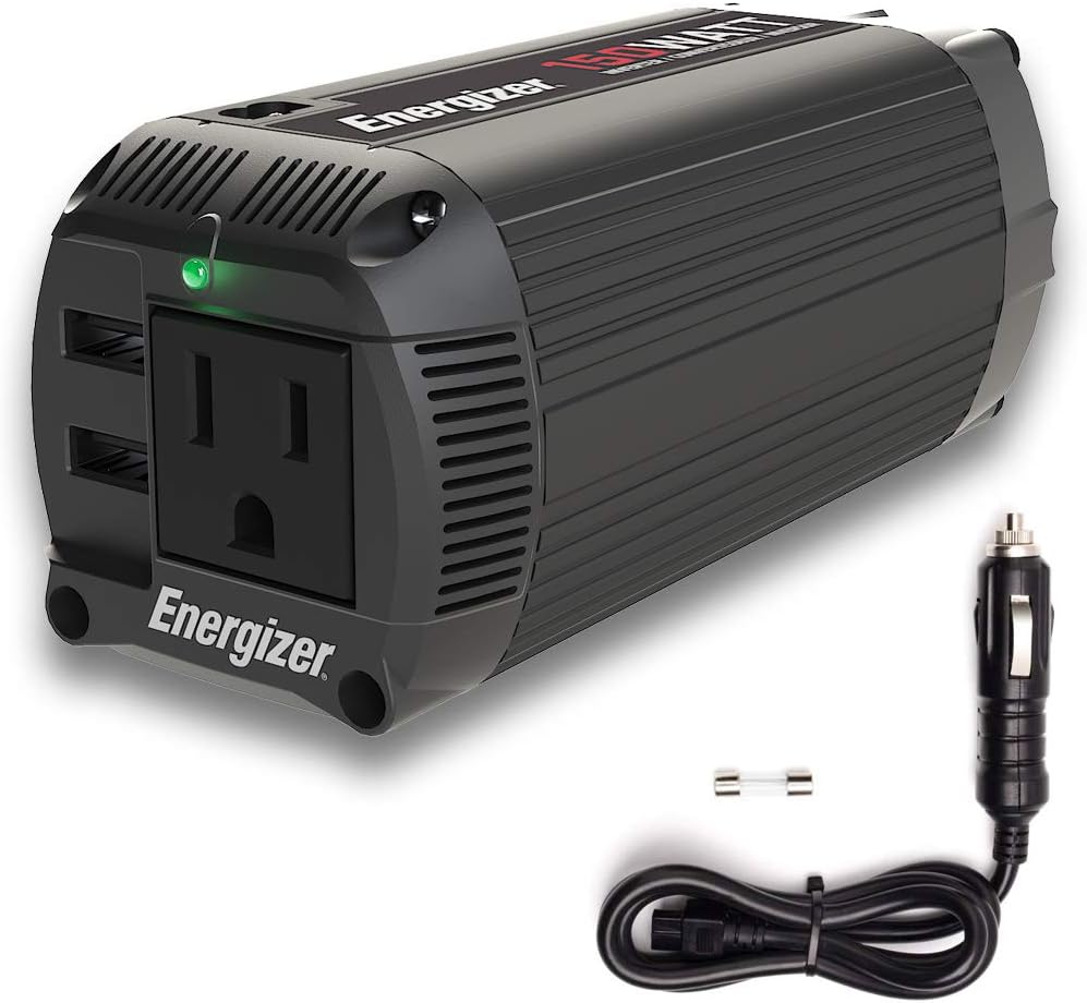2000 watts Modified Sine Wave Car Power Inverter, 12v to 110v, Two AC Outlets, Two USB Ports, DC to AC Converter B636
