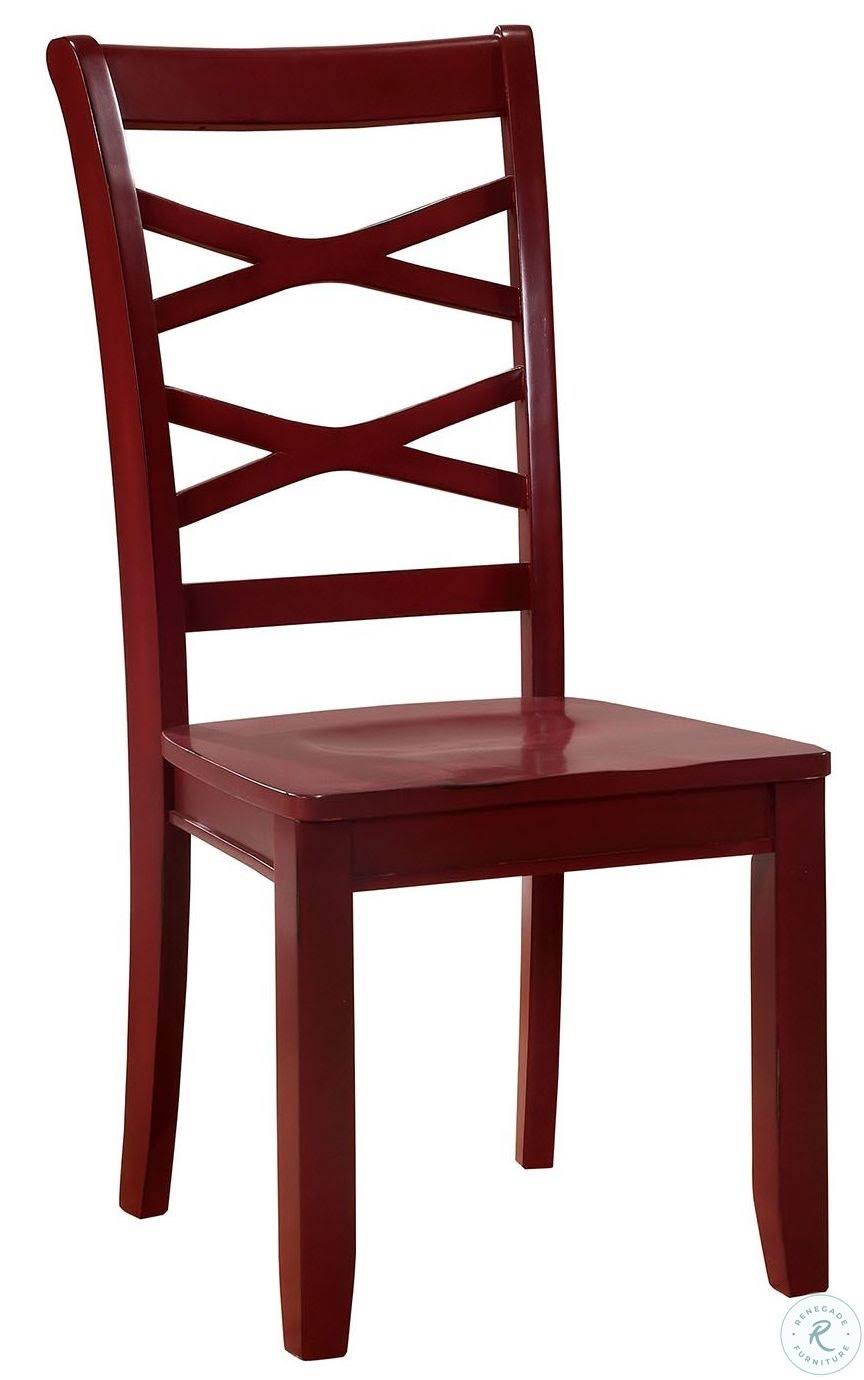 Red & Blue Side Chair Set of 2 A239