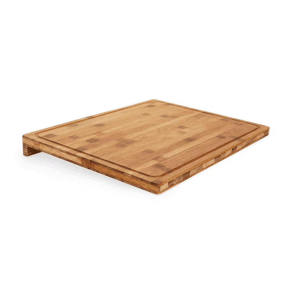 Bamboo Cutting Board with Juice Groove, 18 x 14 x 1-3/4 Inches I543022