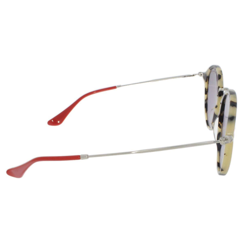 Beige Havana Grey Polar Round Sunglasses 52 mm G60015