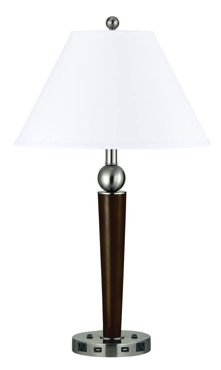 Silver Buffet Table Lamp D387617