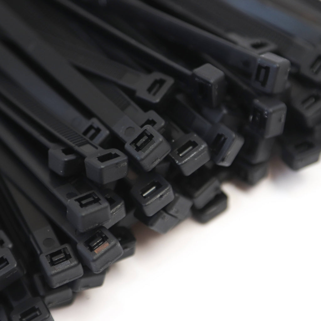 1000-Pack 4 Inches Black Nylon Zip Cable Ties Z6682