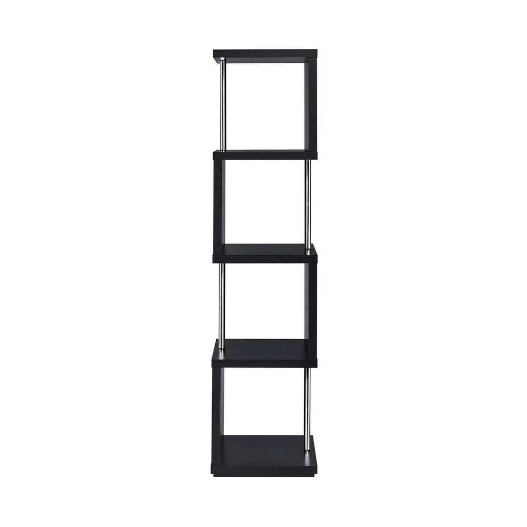 Black 4-Tier Bookcase M232