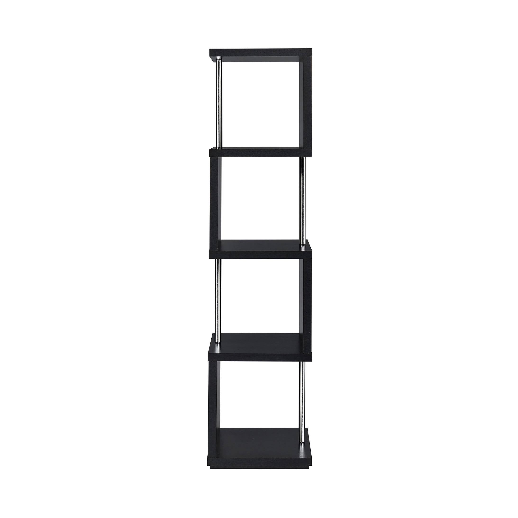 Black 4-Tier Bookcase M232