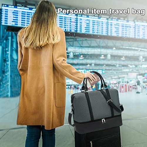 Travel Weekender Bag with Shoe Compartment X29457