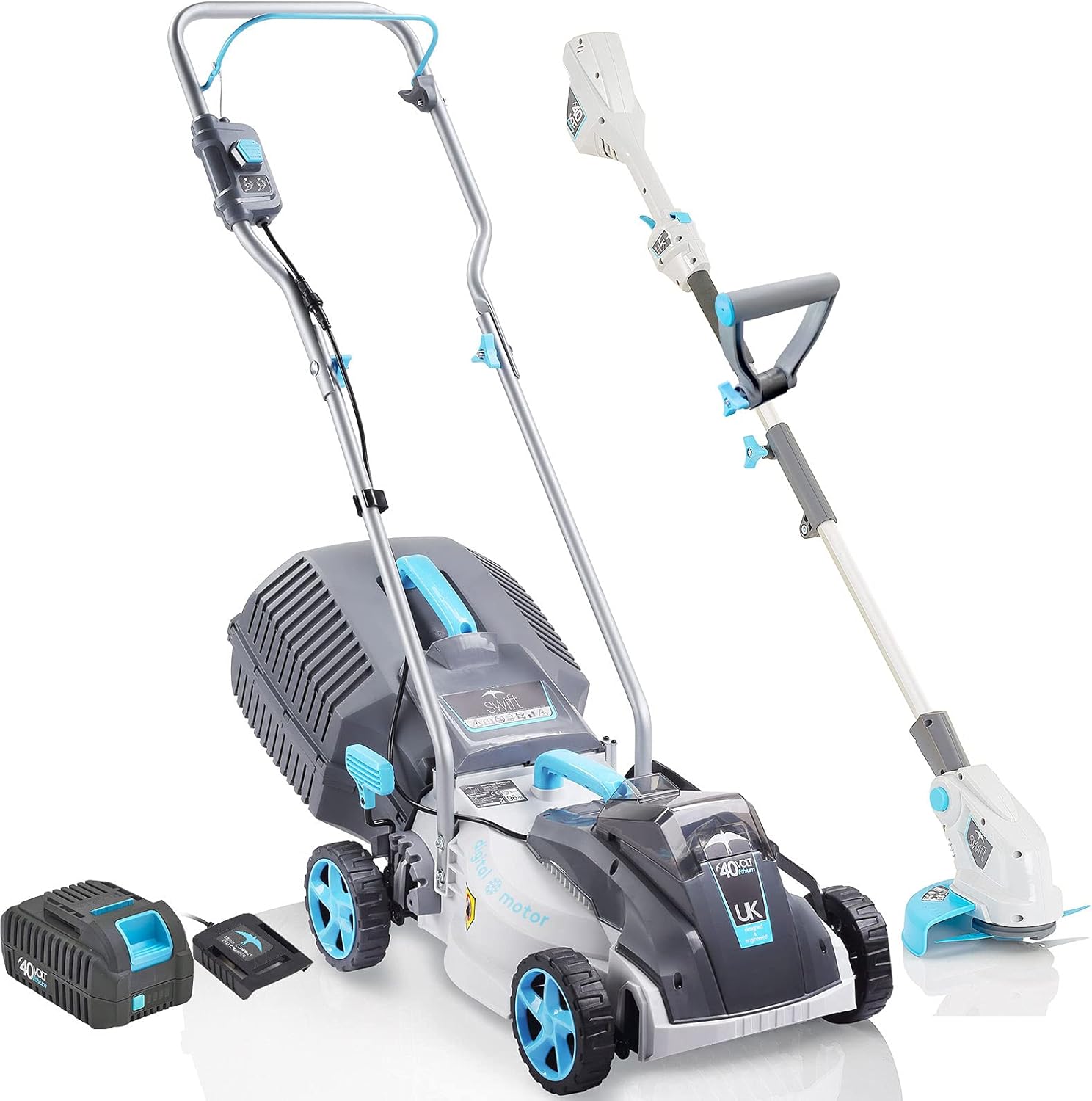 15 Inch 40V Cordless Brushless Lawn Mower T142