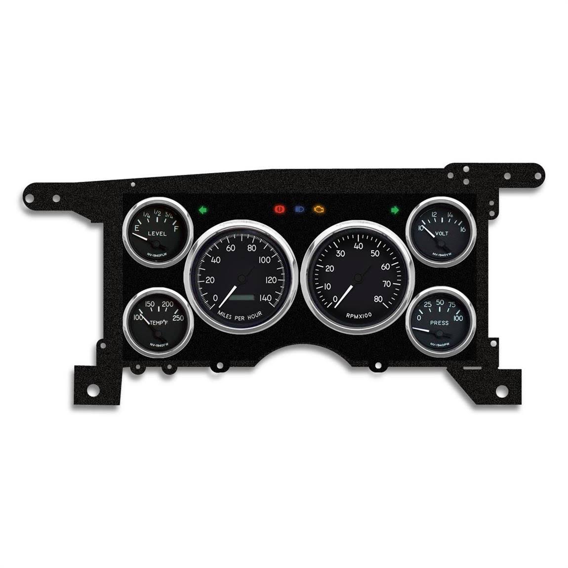 6 Gauge Performance Black H8492