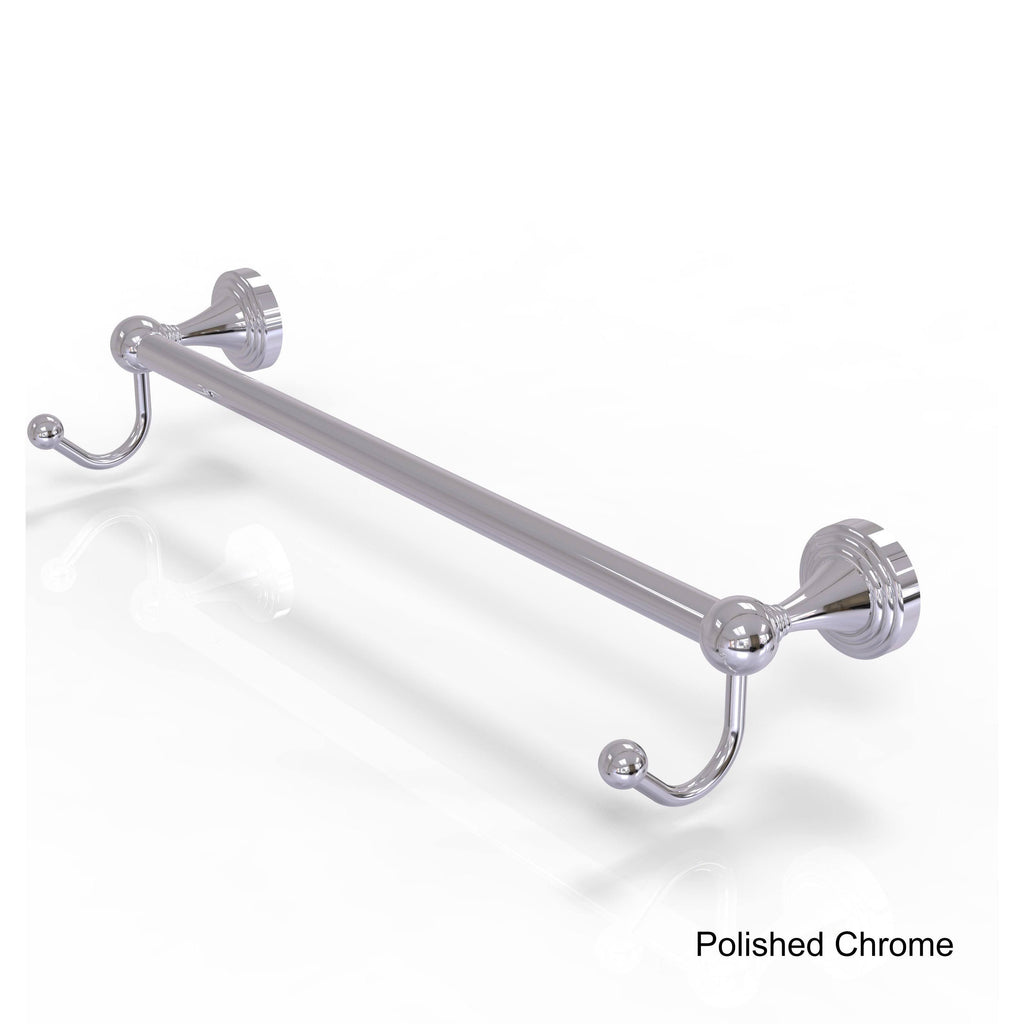 36x22 Towel Bar with Integrated Hooks B5294