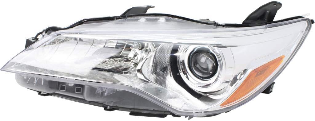 Headlight Assembly for Toyota Camry 2015 2016 2017 Passenger Side Chrome T694267