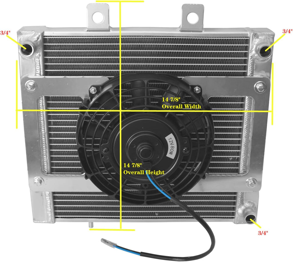 Aluminum Radiator for Polaris Sportsman 500 EFI/HO H902