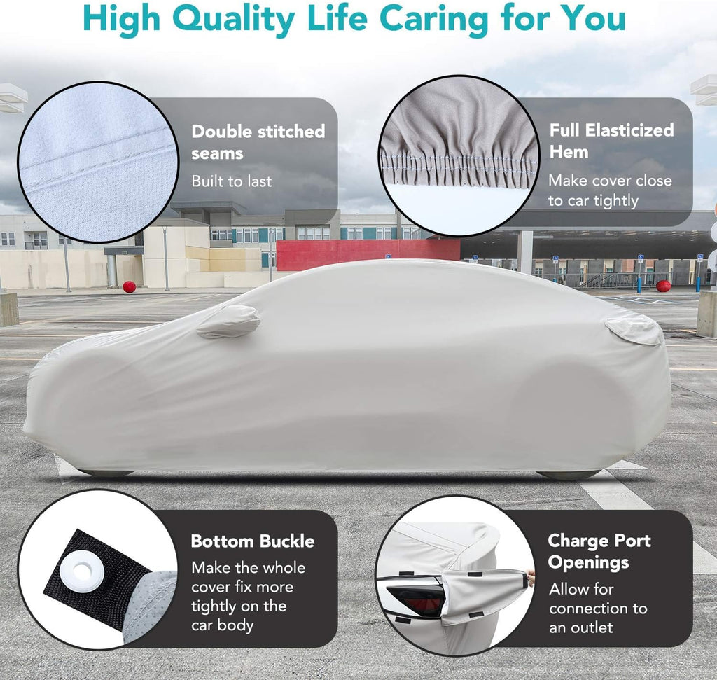 Outdoor Car Cover with Storage Bag H5511