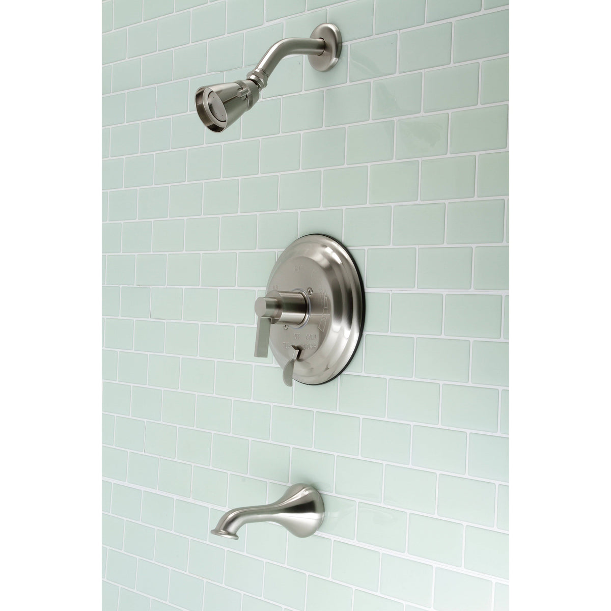 Antique Brass Tub and Shower Faucet V3428