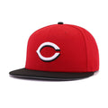 Black Scarlet Fitted Baseball Hat R949