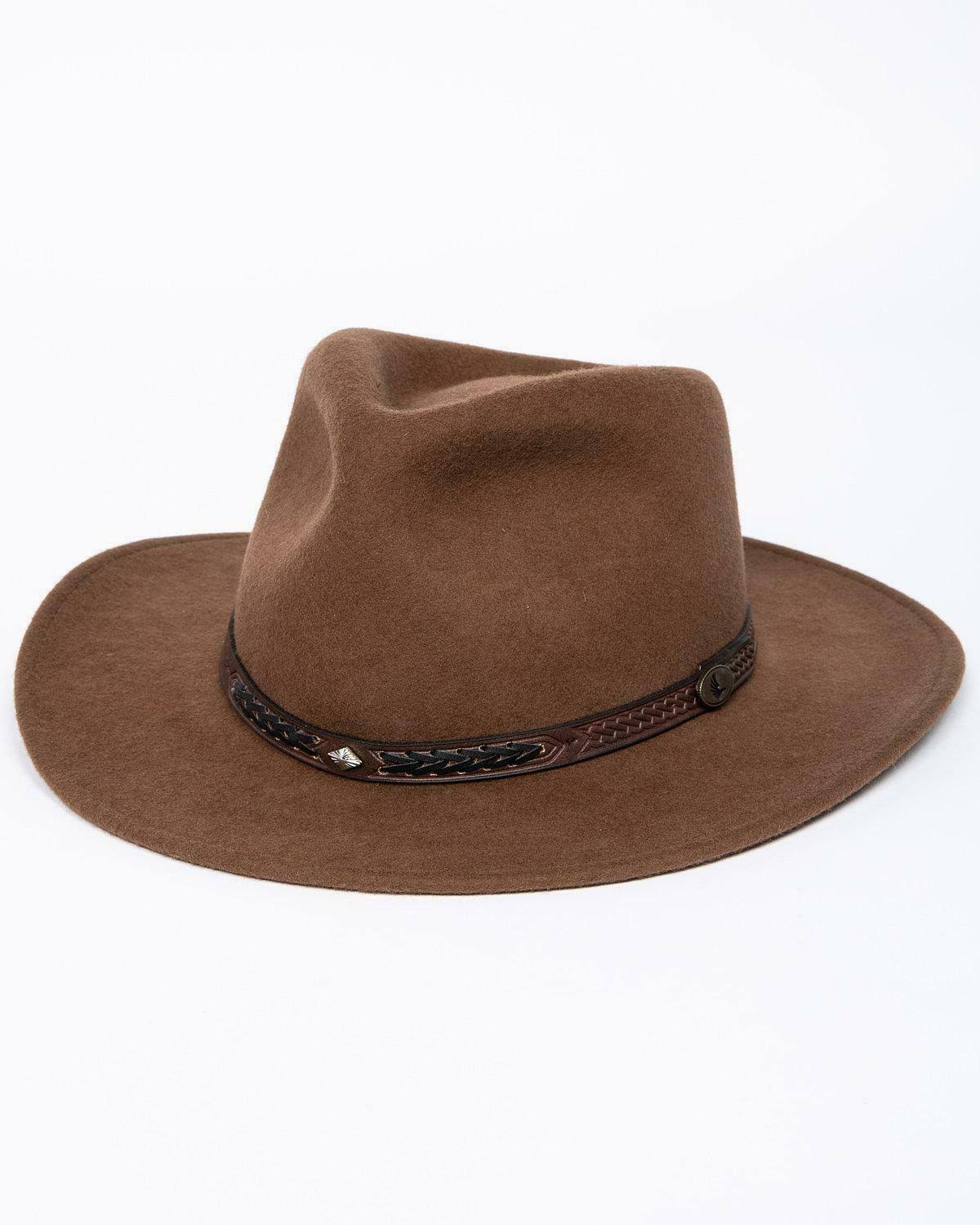 Pecan Felt Hat J7722