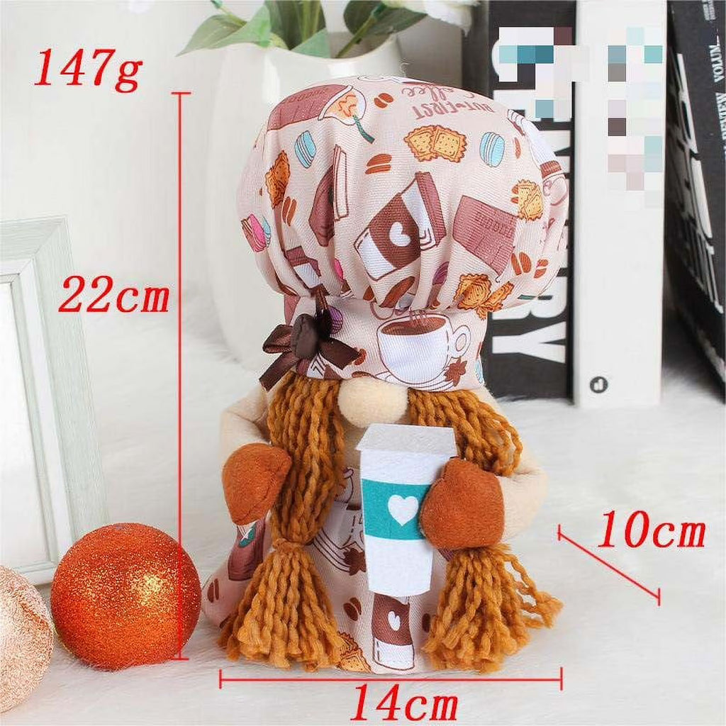 Chef Hat Coffee Cup Doll Props No Face Doll Decoration X680