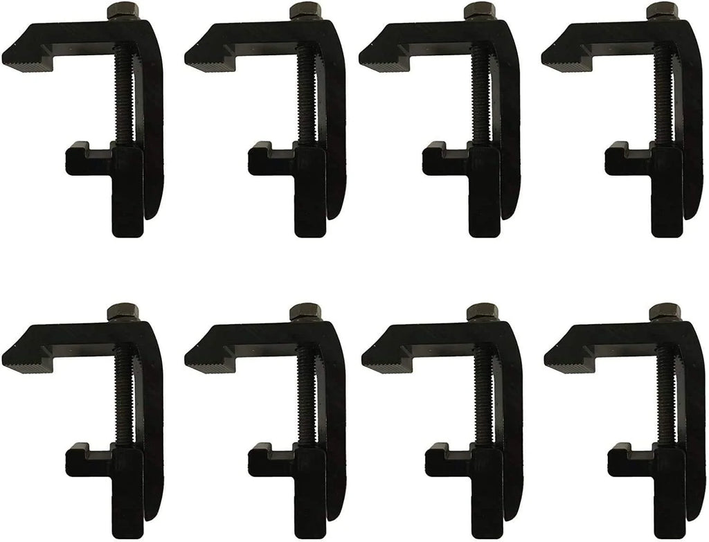 Steel Pickup Truck Ladder Rack Two Bar Set with Mounting Clamps K1556