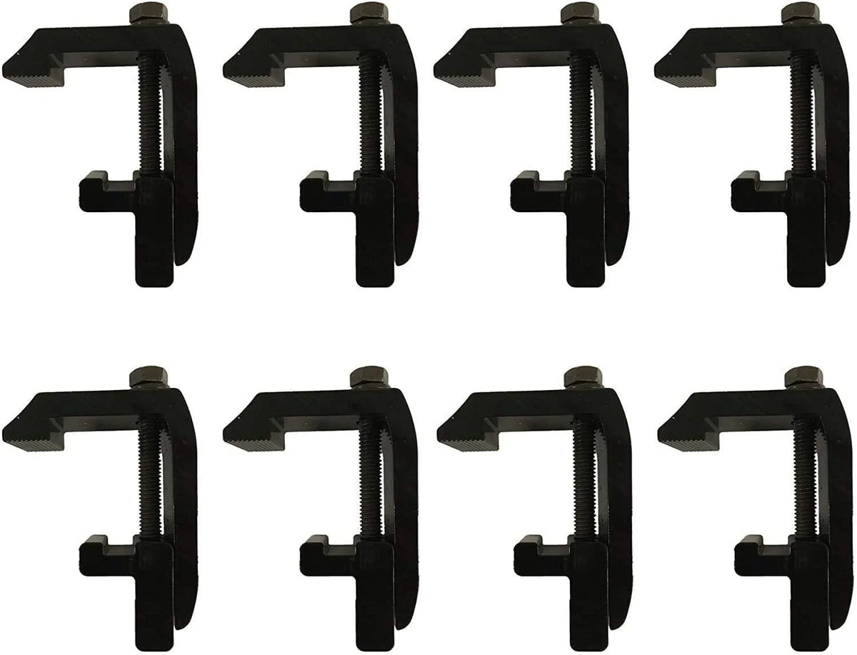 Steel Pickup Truck Ladder Rack Two Bar Set with Mounting Clamps K1556