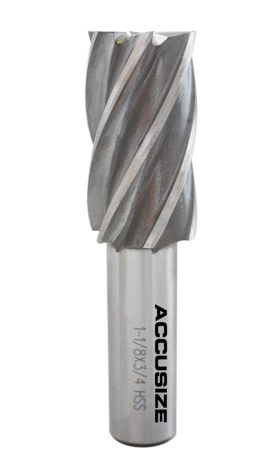 6 Pc Multi Flute H.S.S. End Mills Set, 3/4'' Shank, Cutting Dia 3/4'' to 1-1/2'' G56585