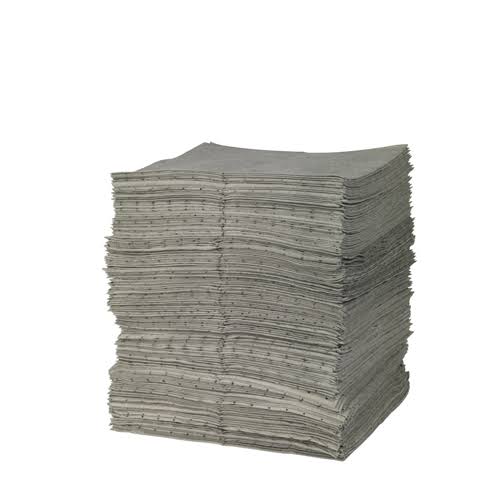 Gray Absorbent Pad, Universal, PK100 H3728