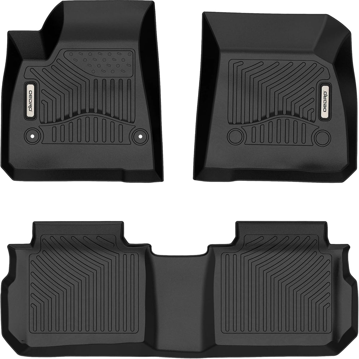 Black TPE All Weather Floor Mats G821305