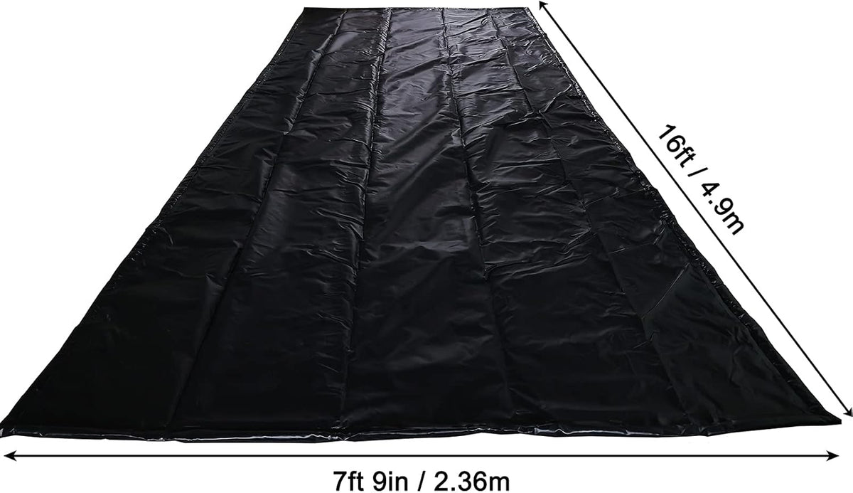 Black Garage Containment Mats - 9' X 22' K1612