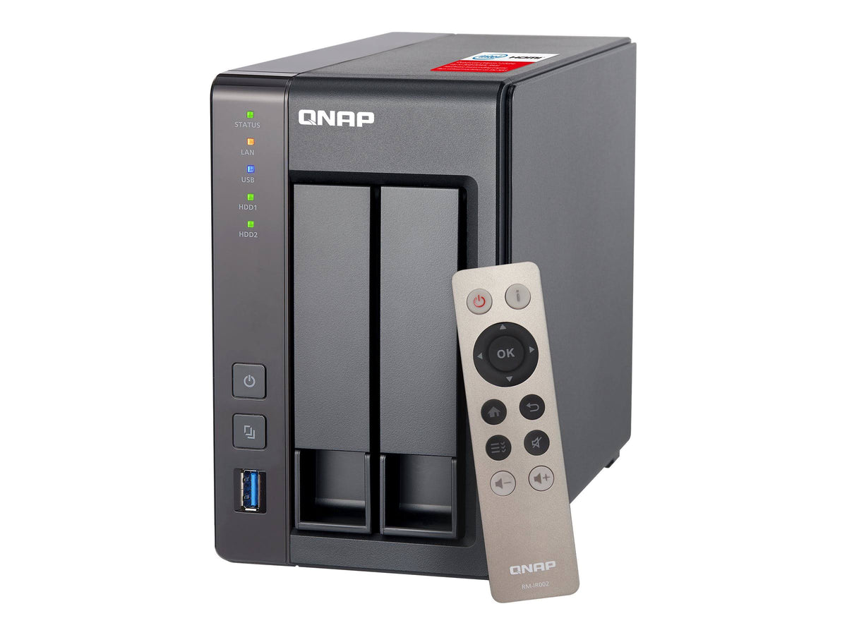 2Bay NAS Celeron Quad Core 2.0GHz 2GB DDR3L Sata U46811