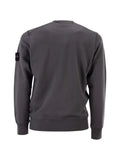Stone Island 6100060 organic cotton fleece regular-fit crewneck sweatshirt with raglan sleeves