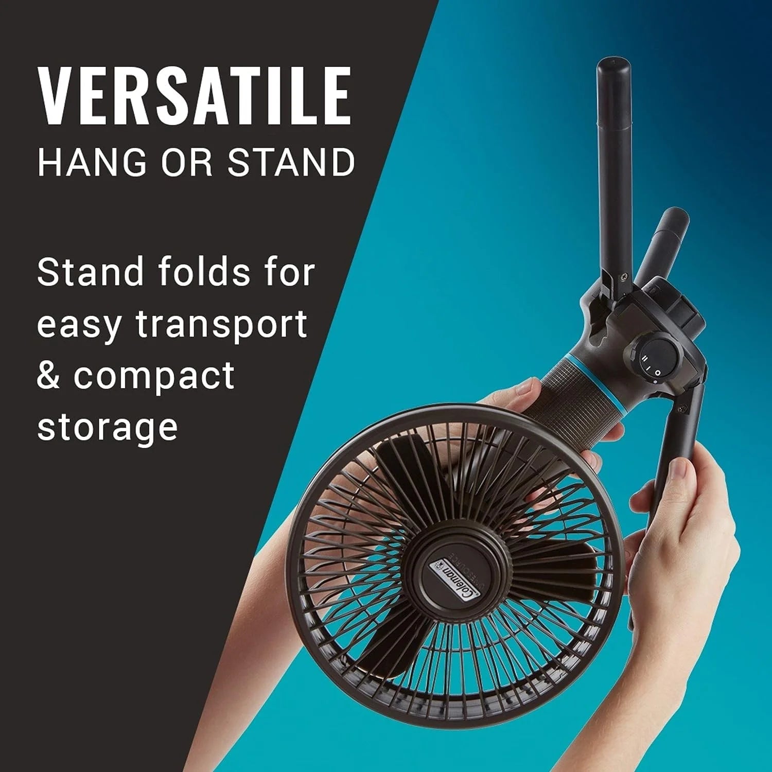 Black Multi-Speed Fan and Battery K446