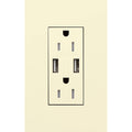 Tamper-Resistant USB Receptacle, 125V, 15A, Almond X652
