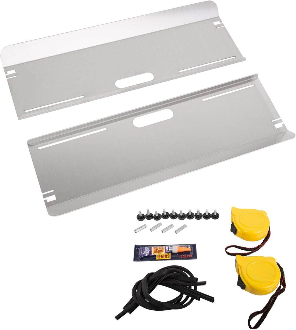 Toe Plates Set Car Wheel Alignment Kit Aluminum DIY Tool Gauge Camber Caster Pack of 2 N567