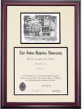 14 x 17 Black/Gold Mat Diploma Frame C98916