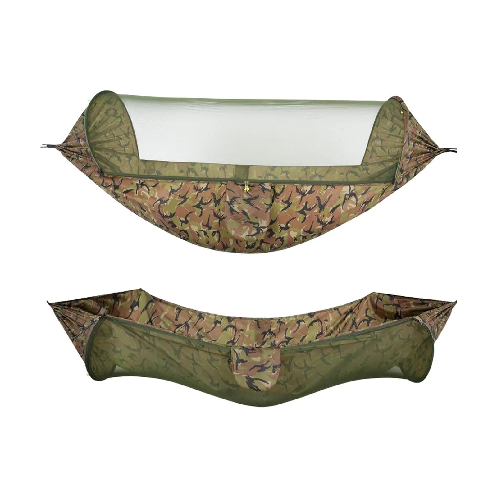 Large Camping Hammock with Net Lightweight Polyester Hanging Hammocks Tree Straps Swing Hammock Bed F848047