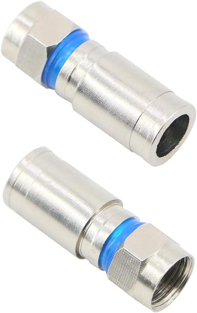25 Pack RG6 Coax Coaxial Adapter Plug T54096