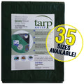 9-ft x 12-ft Heavy-Duty 8-mil Reversible Green/Silver Poly Tarp I30554