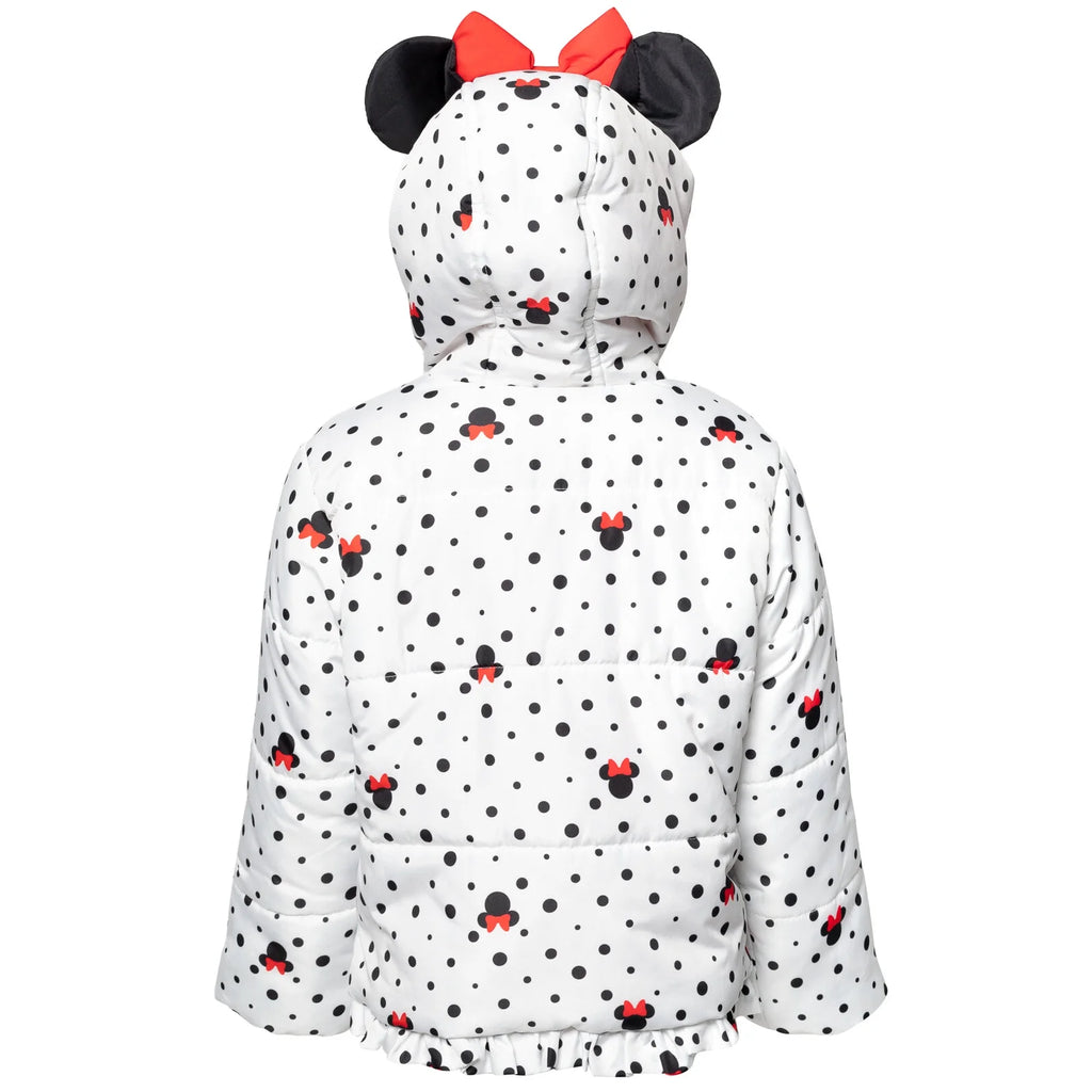 Disney Toddler Girls Winter Coat Puffer Jacket Gray 5T Y9557