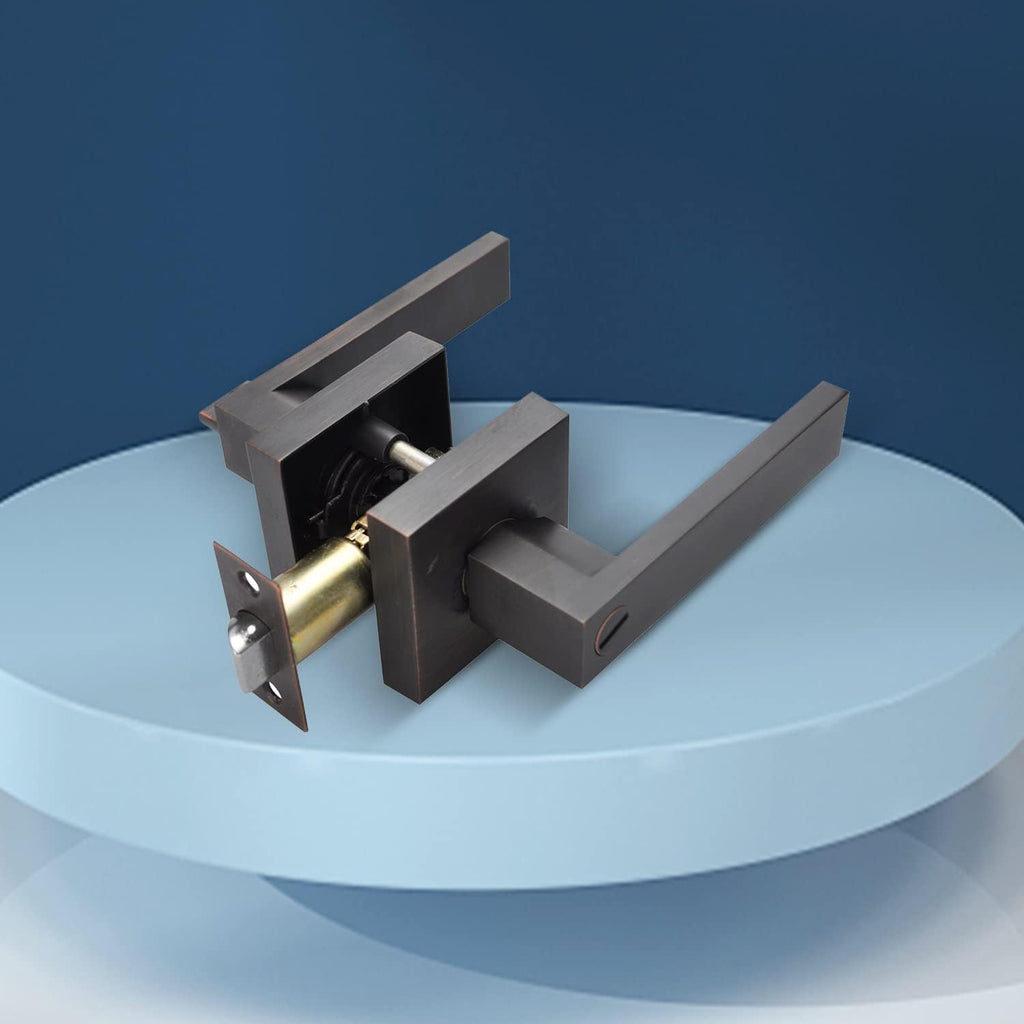 Brushed Bronze Zinc Alloy Door Lever Lock Z240595