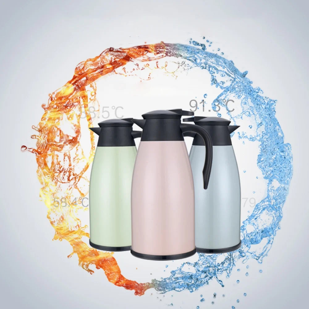Stainless Steel Insulation Bottle Double Walled Flask 2L P872
