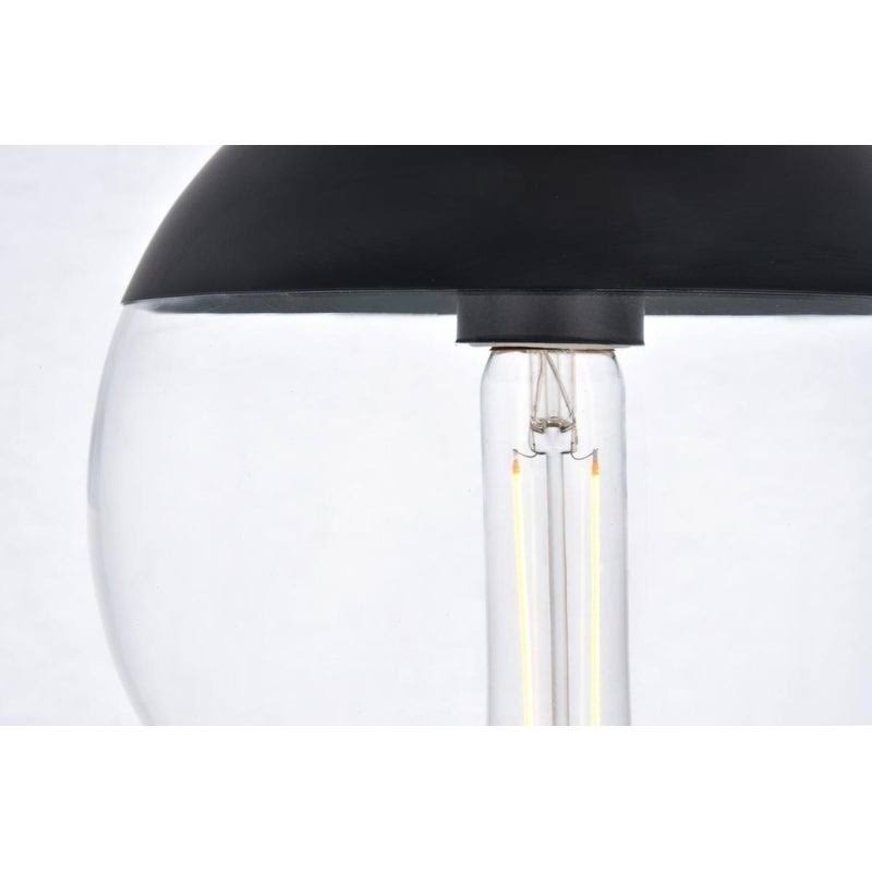 Clear Glass 1-Light Flush Mount Chrome R414280